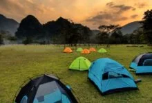 địa điểm cắm trại tại quảng bình