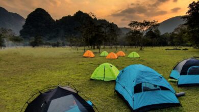 địa điểm cắm trại tại quảng bình