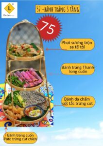 Bánh tráng 3 tầng