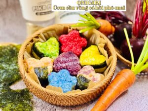 Món Cơm Cầu Vồng các hồi Phô-mai