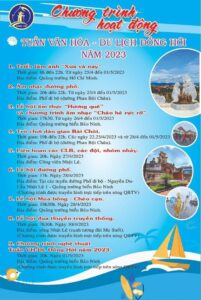 Chi tiết chương trình Tuần Văn Hóa Du lịch Đồng Hới năm 2023